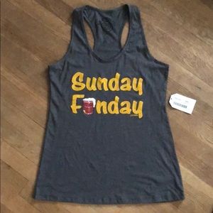 NWT Solid Threads Sunday Funday Tank size L